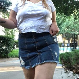 Denim skirt